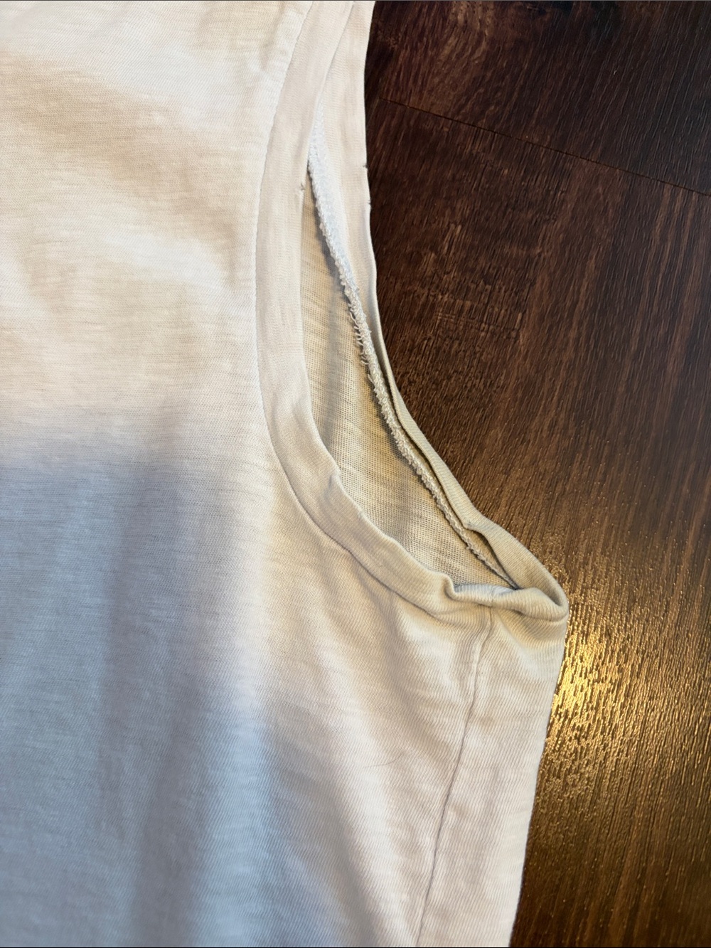 aerie Dusty Blue Tank Top with Blue Wave Graphic - Picture 4 of 4